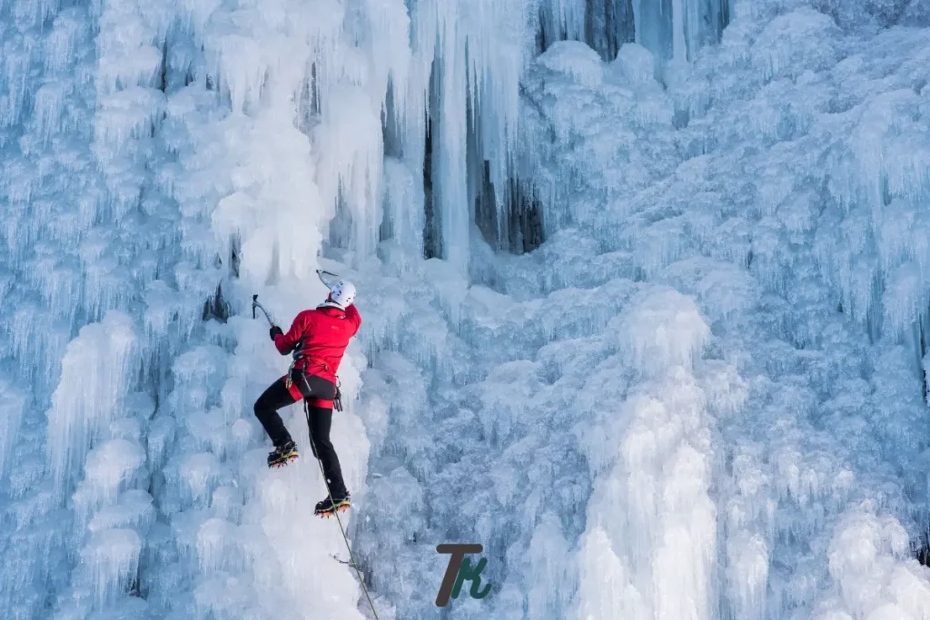 ice curtains- ice climbing