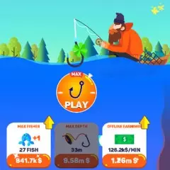 What is the Max Depth in Tiny Fishing