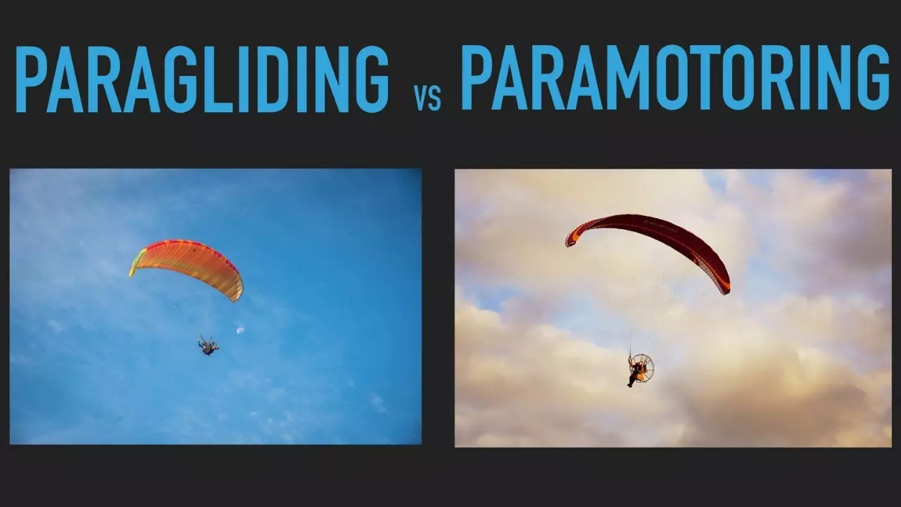 Paragliding Vs Paramotoring