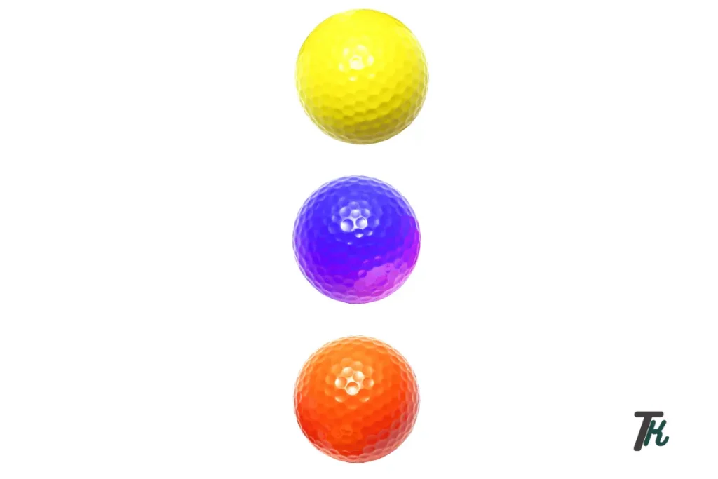 what color golf ball is easiest to see